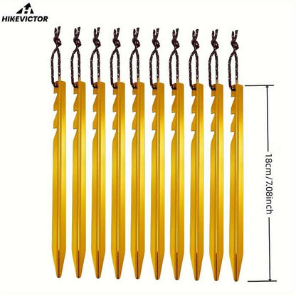 10PCS aluminum tent pegs