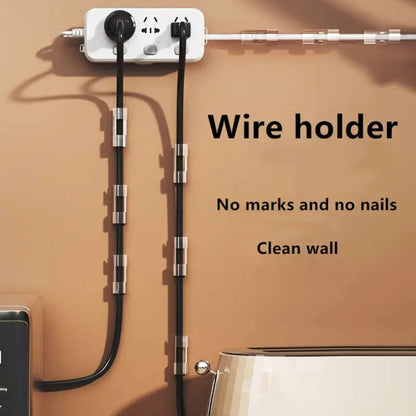 100 self-adhesive cable clips