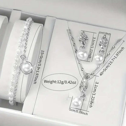 5-piece set of women's fashionable Korean style simple quartz watches