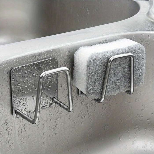 2-piece kitchen stainless steel sponge holder