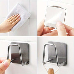 2-piece kitchen stainless steel sponge holder