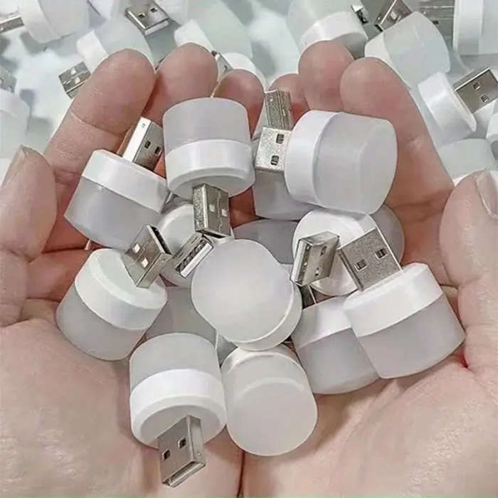 10-Pack Mini USB LED Night Lights