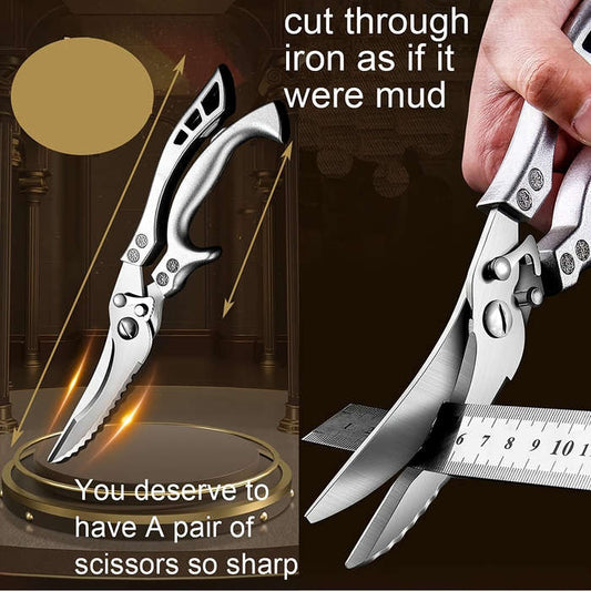 stainless steel kitchen scissors
