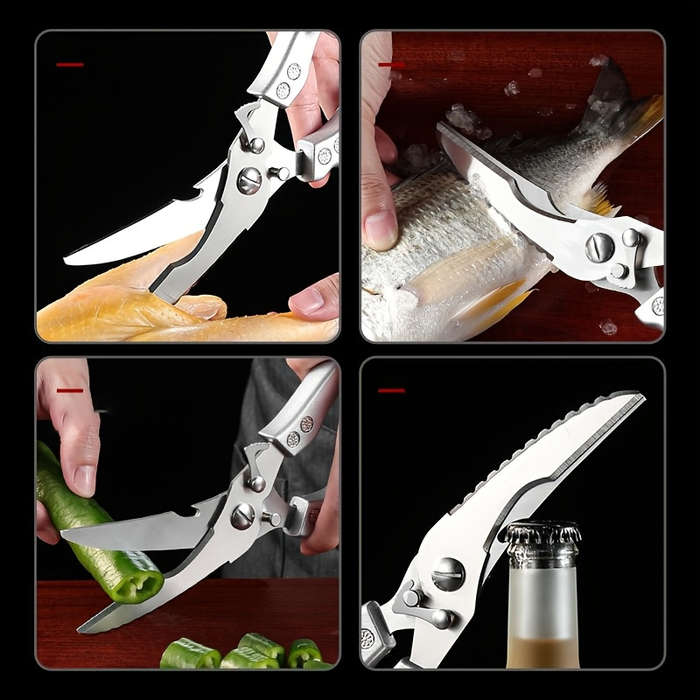 stainless steel kitchen scissors