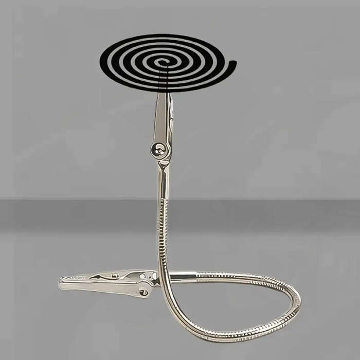 1 piece multi-purpose double-ended alligator clip bracket