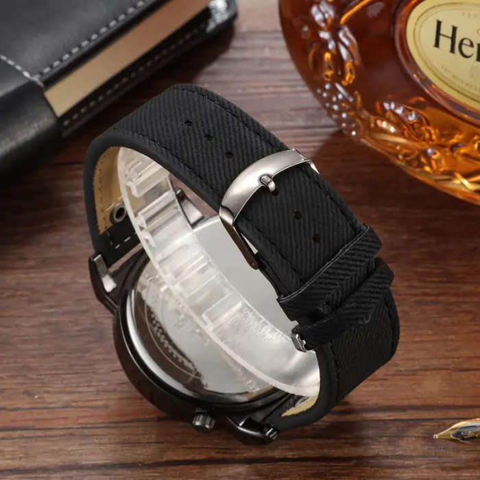 Vintage Dual Time Zone Men's Watch