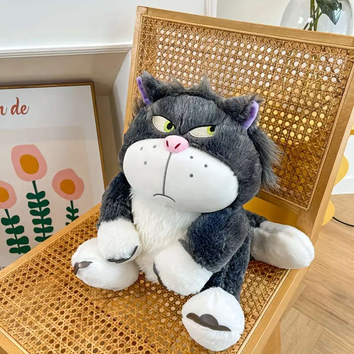 Genuine Disney Cinderella Lucifer Cute Evil Cat Plush Toy Funny Pillow