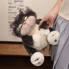 Genuine Disney Cinderella Lucifer Cute Evil Cat Plush Toy Funny Pillow