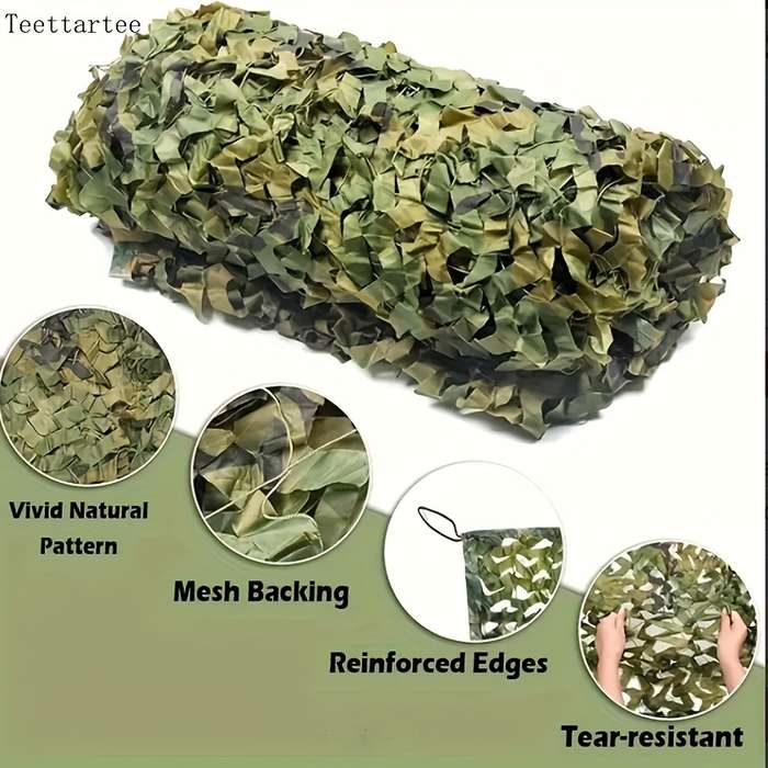 Camouflage Netting - Versatile Outdoor Shade And Concealment
