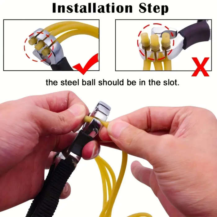 High-power aluminum alloy slingshot