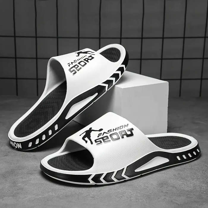 Men's Fashion Slippers Black 40-41