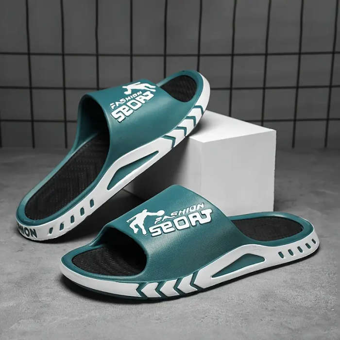 Men's Fashion Slippers Black 40-41