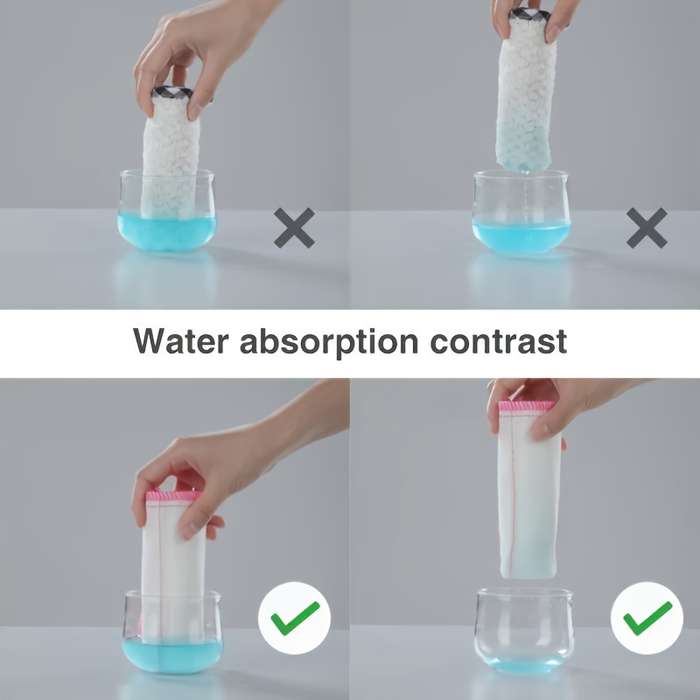 2pcs super absorbent microfiber dish cloth