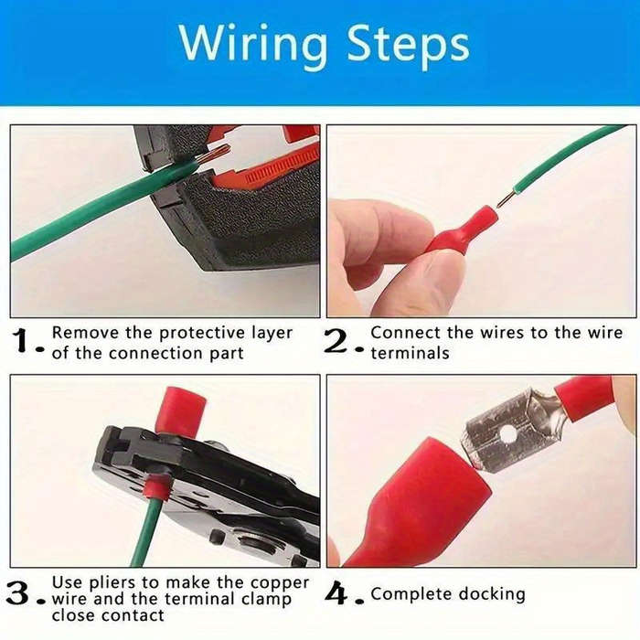 102PCS Electrical Crimp Connector Kit