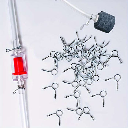 20 stainless steel aquarium oxygen hose clamps
