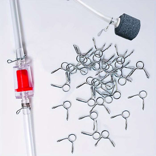 20 stainless steel aquarium oxygen hose clamps