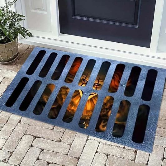1 brown 40x60cm floor mat