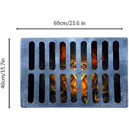 1 brown 40x60cm floor mat