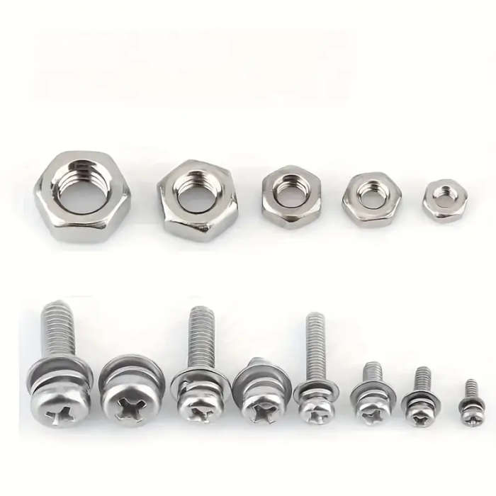120PCS Angle Nuts and Bolts Set