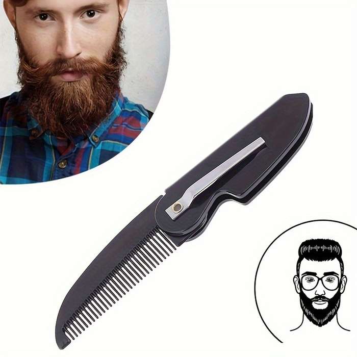 1 portable folding knife comb