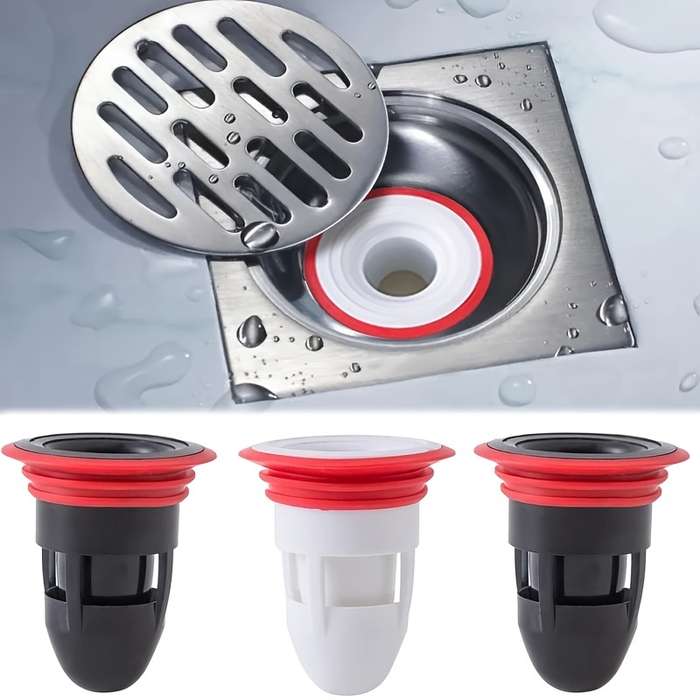 1 piece of plastic shower drain