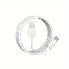 1 Type-C Data Cable 100cm Round PVC USB Charging Matte Finish 6A Fast Charging 36V >80