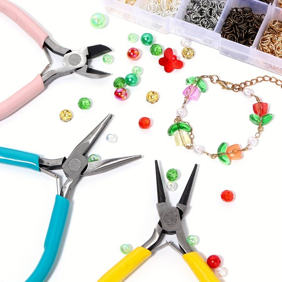 Stainless Steel Jewelry Making Pliers Set -