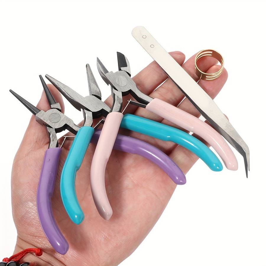 Stainless Steel Jewelry Making Pliers Set -