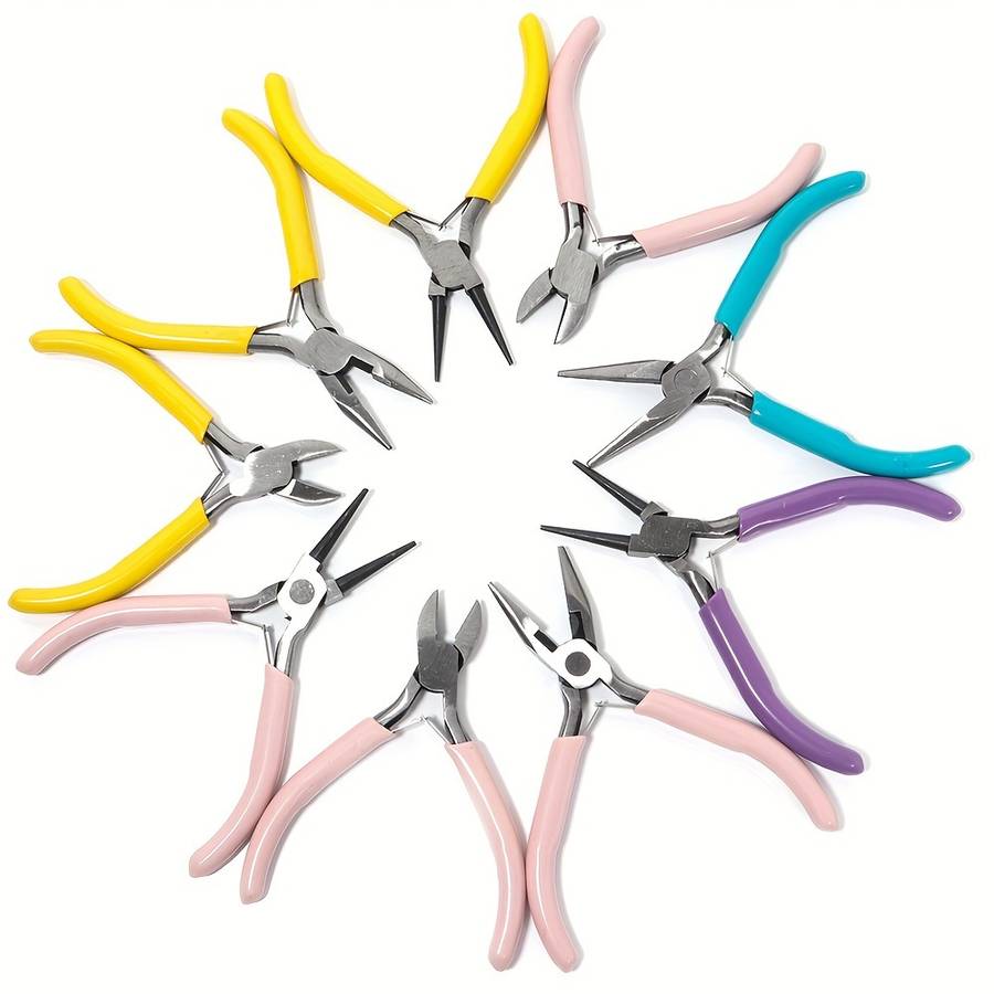 Stainless Steel Jewelry Making Pliers Set -