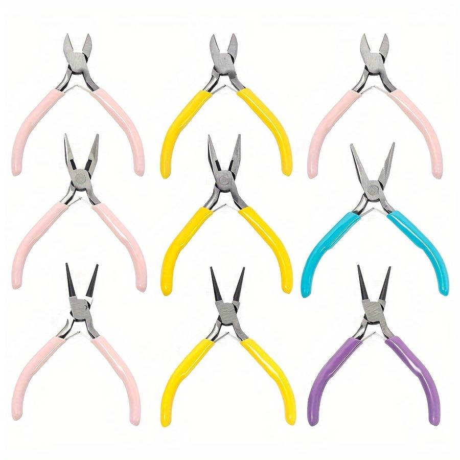 Stainless Steel Jewelry Making Pliers Set -