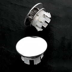 2-piece double ring sink overflow cover