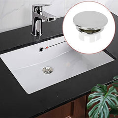2-piece double ring sink overflow cover