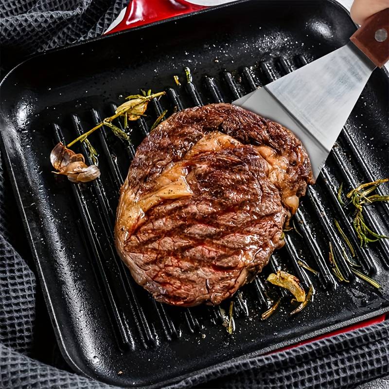 1-piece heat-resistant stainless steel spatula set