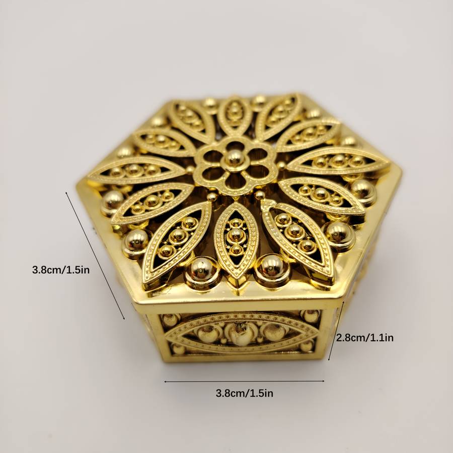 1 modern hexagonal jewelry box