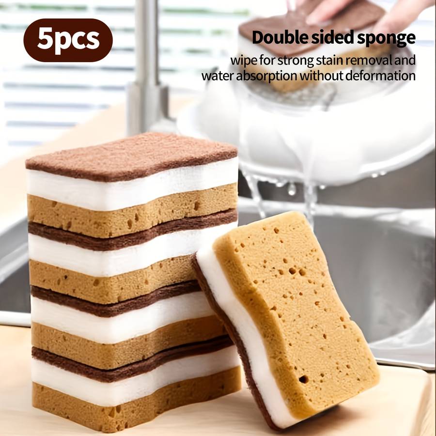 5 multi-layer algae removal sponges