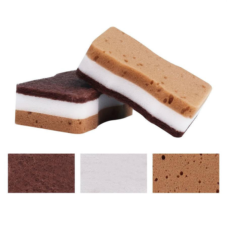 5 multi-layer algae removal sponges