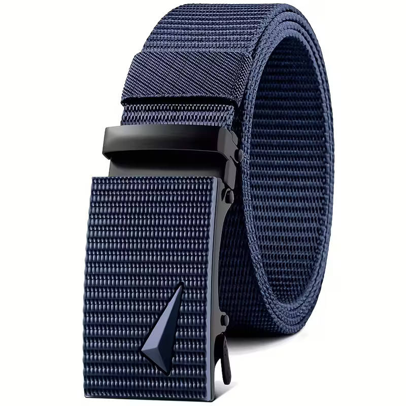 Durable men's canvas belt