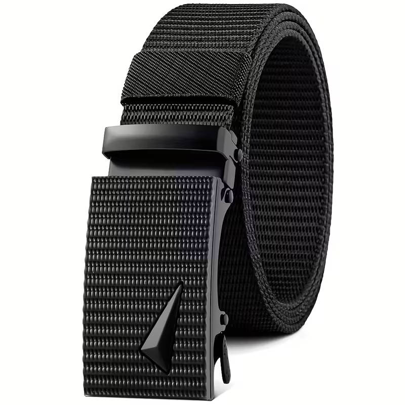 Durable men's canvas belt