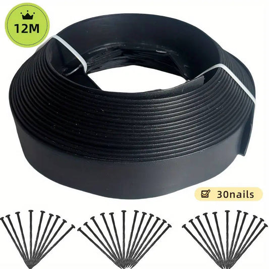 1 set of PE garden edging kit 12M