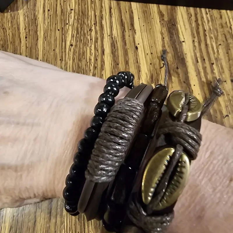 5-piece quartz watch and bracelet set