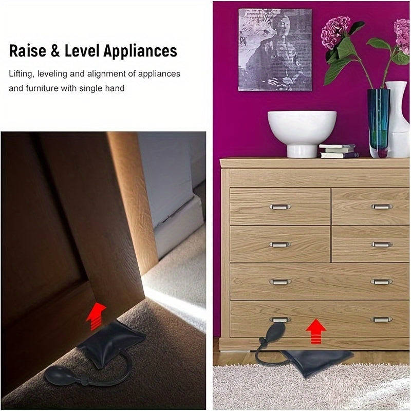 Adjustable inflatable spacer bag