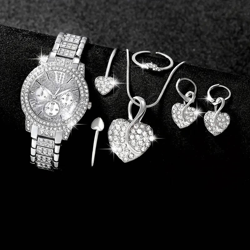 6-piece stylish quartz watch set