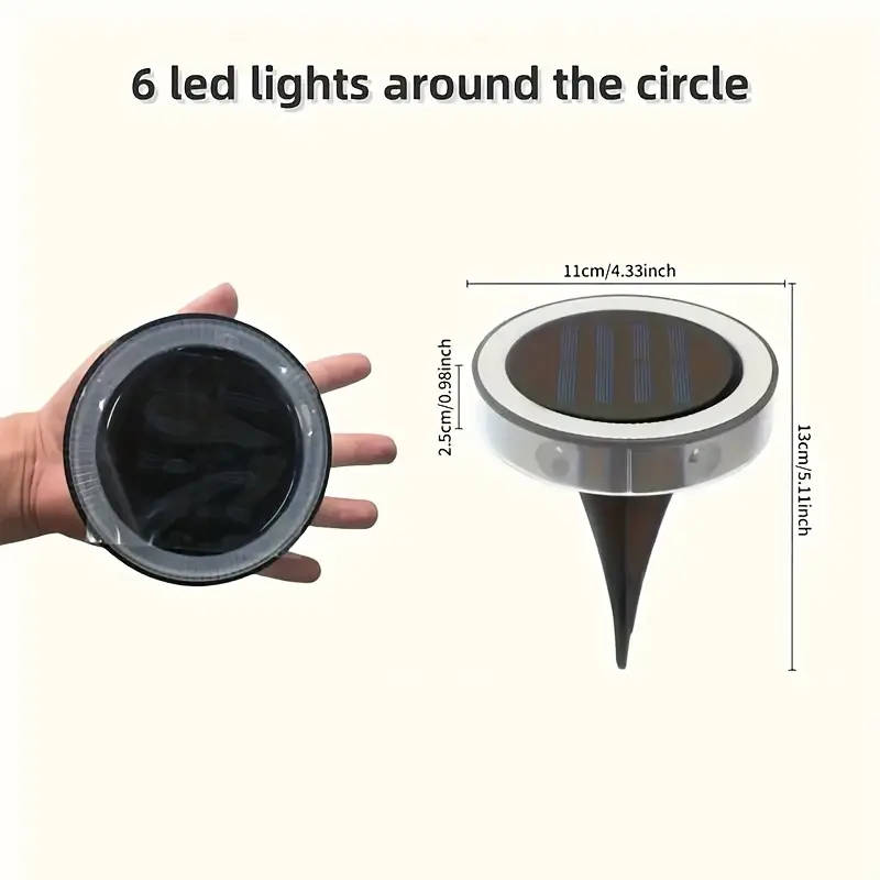 1 x LED Solar Floor and Wall Light