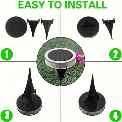 1 x LED Solar Floor and Wall Light