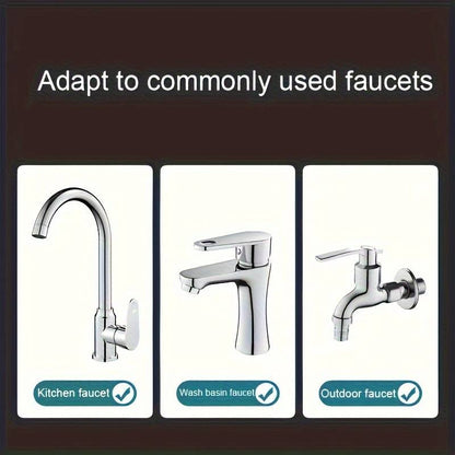 1 set of upgraded 360-degree rotating universal kitchen faucet heads