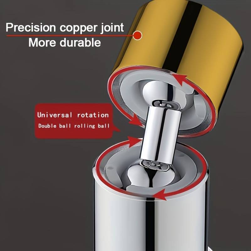 1 set of upgraded 360-degree rotating universal kitchen faucet heads