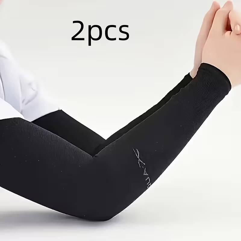 Two-piece cooling arm covers