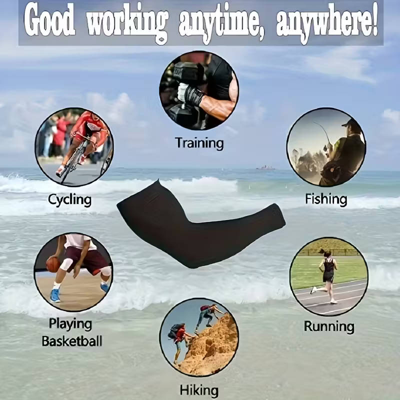 Two-piece cooling arm covers