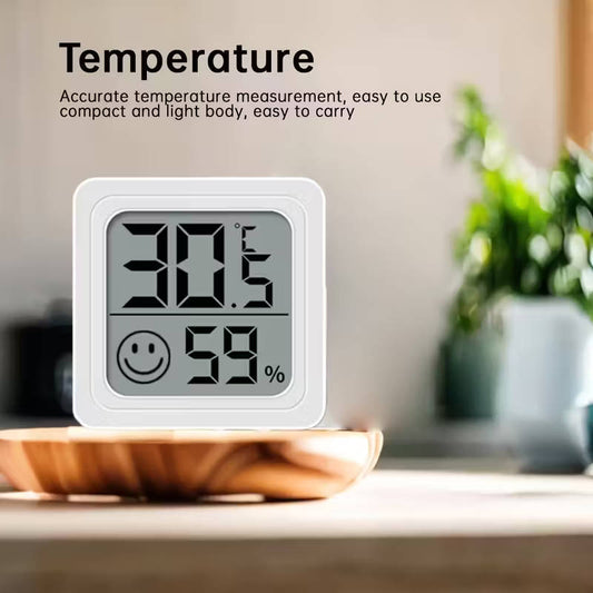 1 piece digital thermometer hygrometer for home, car and laboratory