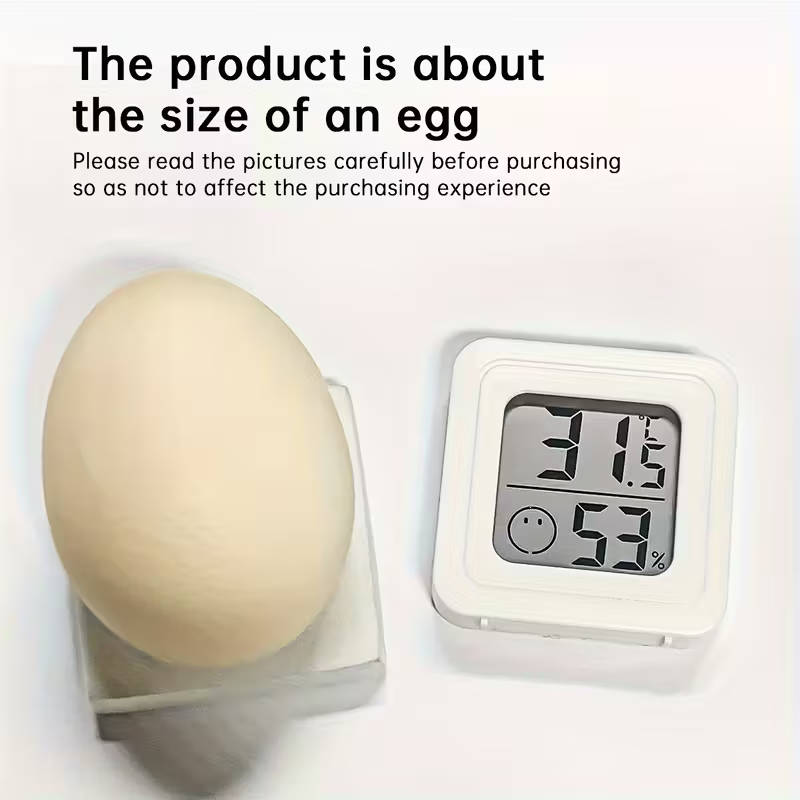 1 piece digital thermometer hygrometer for home, car and laboratory